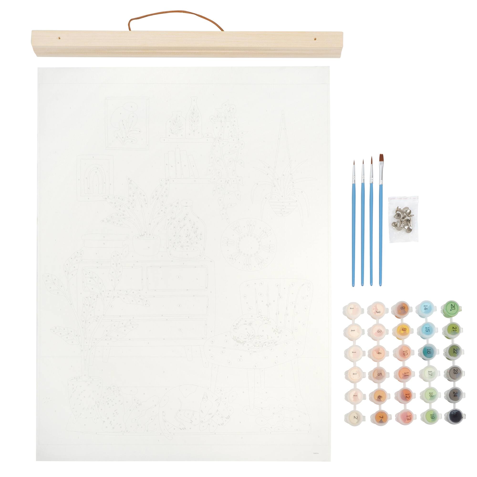 Homey Houseplants Paint-by-Number Kit by Artist's Loft™ Necessities™